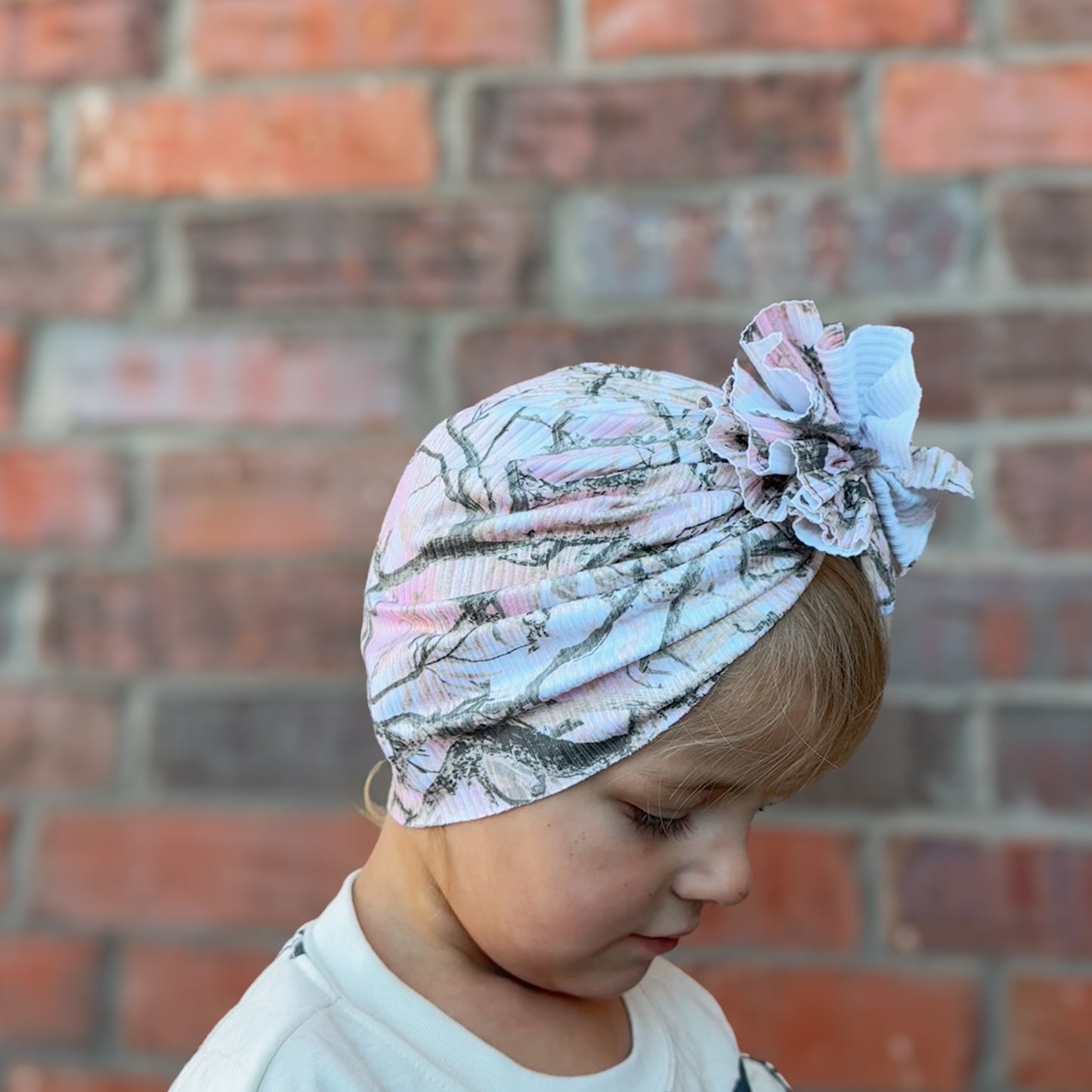 Blush Camo Turban