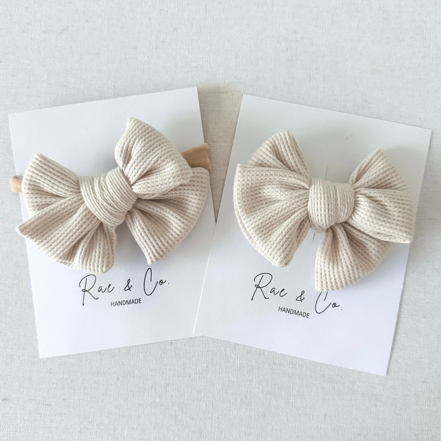 Vanilla Cream Bow
