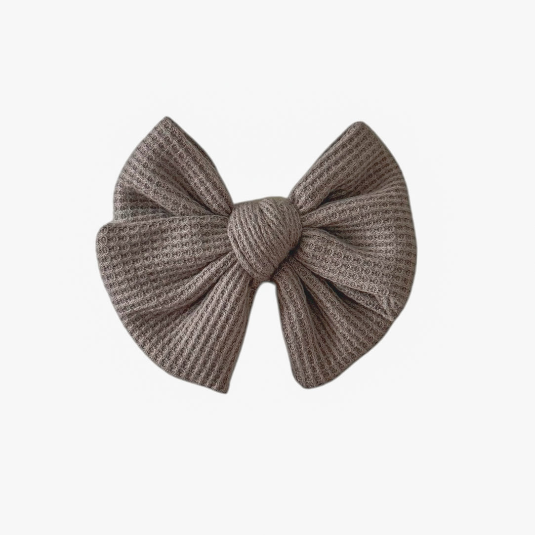 Whispering Taupe Bow