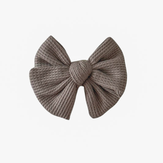 Whispering Taupe Bow