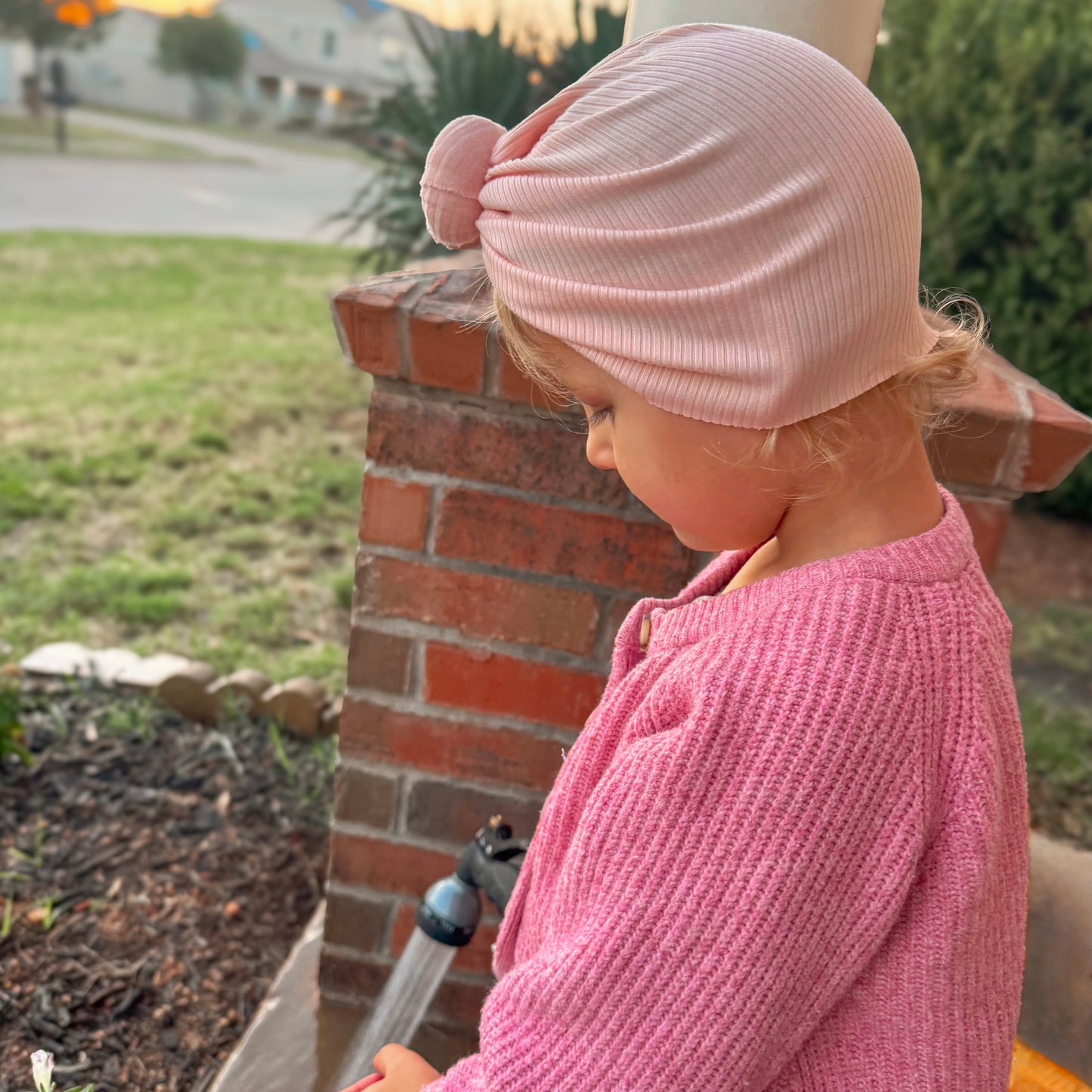 Pink Whisper Turban